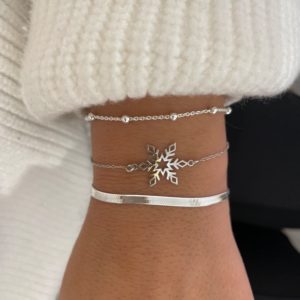 Pulsera copo de nieve