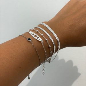 Pulsera Bolas Plata