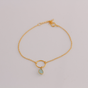 Pulsera circulo mineral